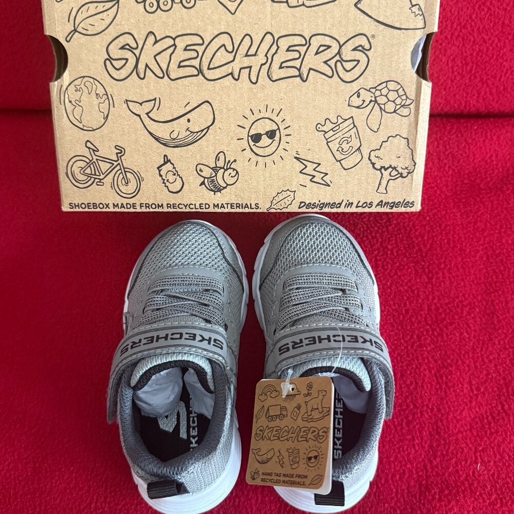 Skechers Toddler Boys Comfy Flex Mini Trainer Athletic Sneaker Size 5M